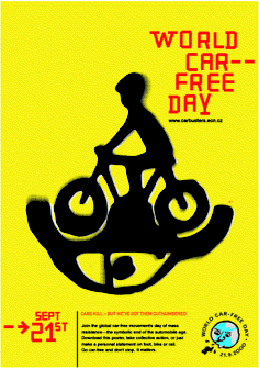 World Car Free Day Poster